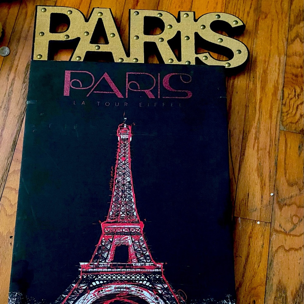 Paris Eiffel Tower Wall Art